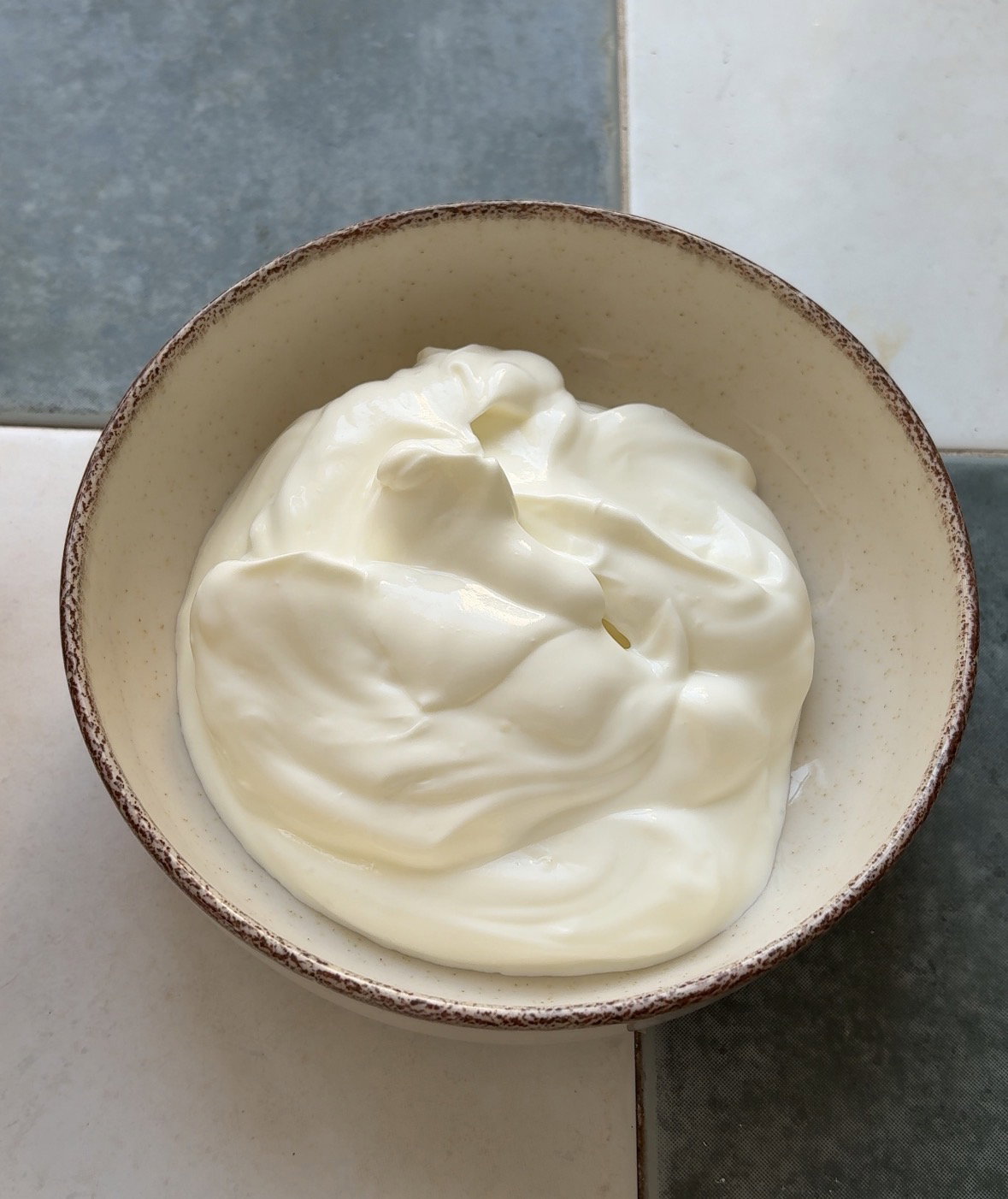 Step 3.1: Add the Greek yogurt to a bowl