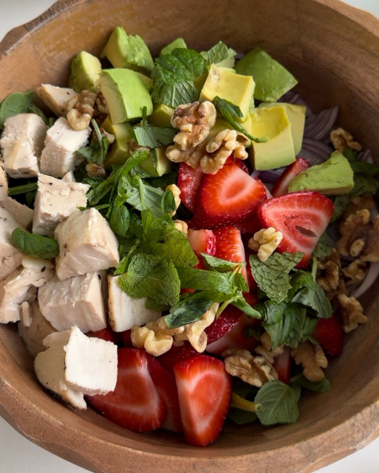 GF/DF Strawberry Spring Salad with Strawberry Balsamic Dressing recipe