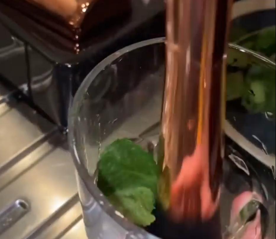 Step 1.1: Muddle everything together to release the juices and the mint oils