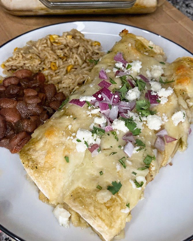 Green Chicken Enchiladas recipe