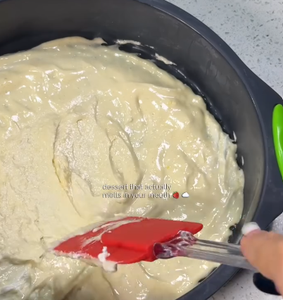 Step 1.1: Whip the egg with sugar until pale and fluffy, then gently fold in the flour