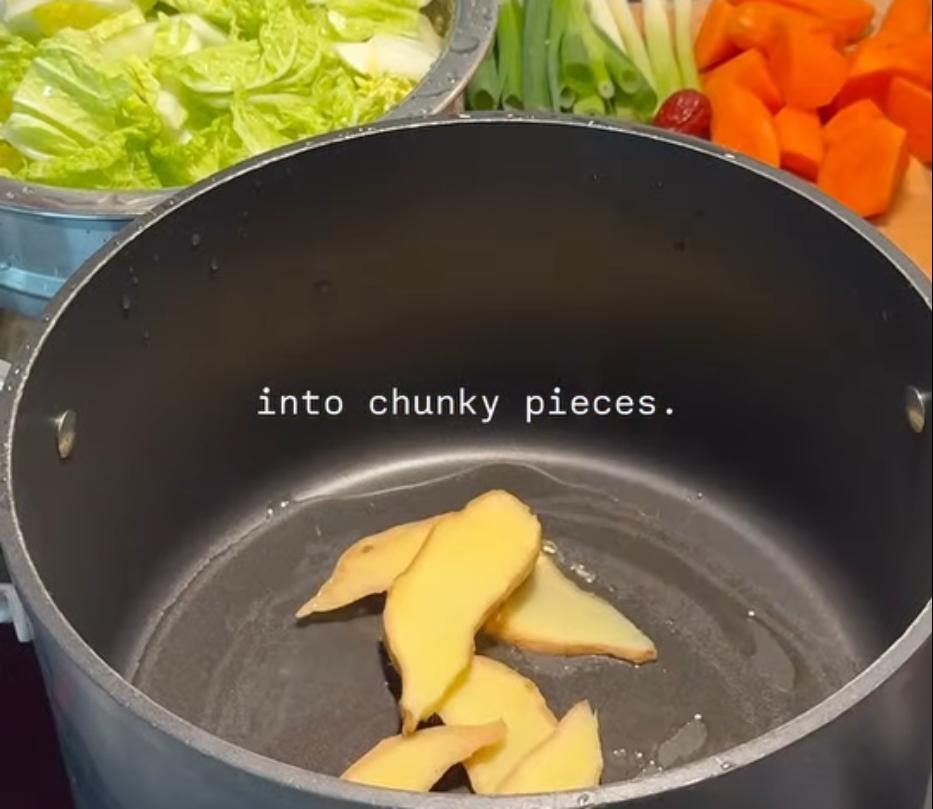 Step 1.1: Heat a pan on medium-high