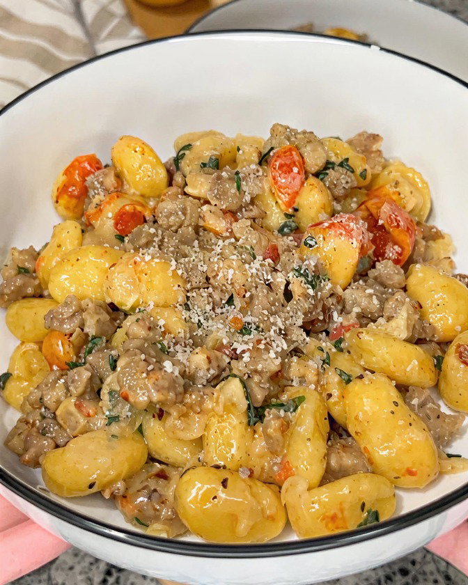 Creamy Tuscan Inspired Gnocchi recipe