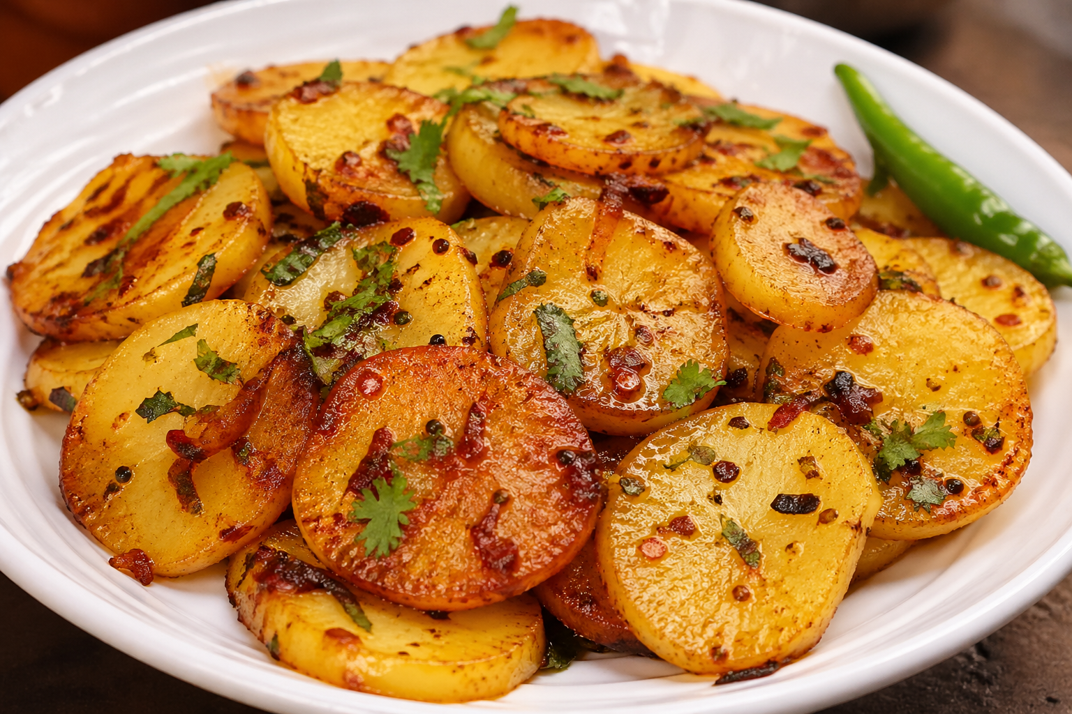 Step 1.1: Slice the potatoes thinly