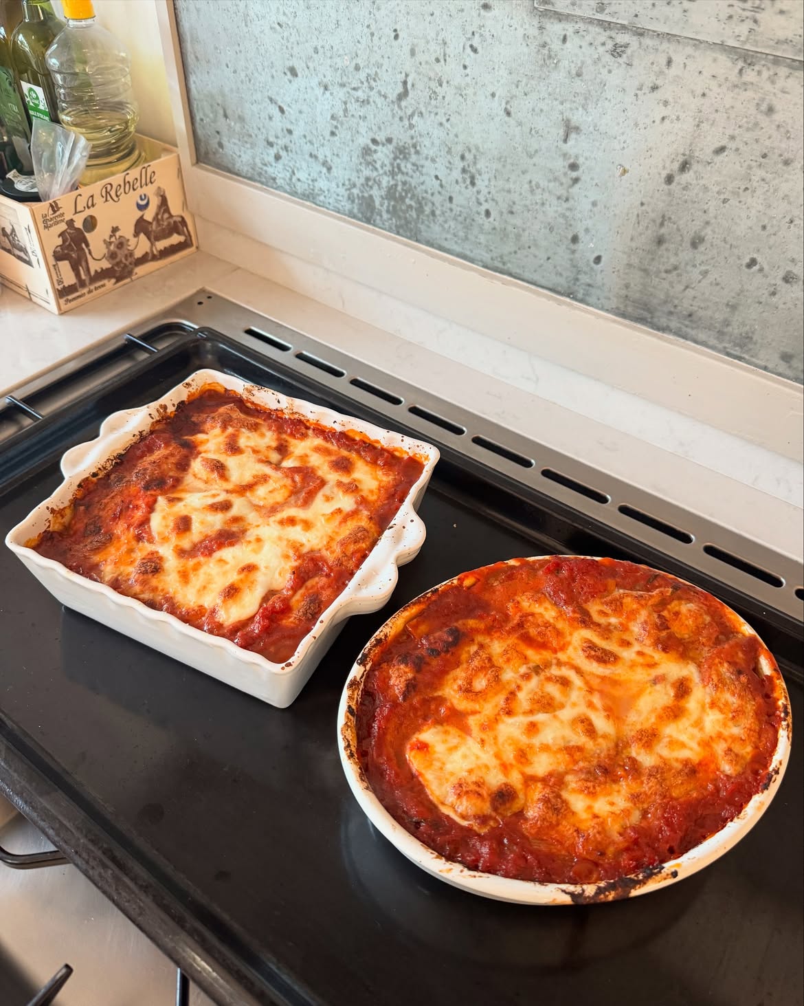 Step 3.1: Finish with mozzarella and Parmesan on top