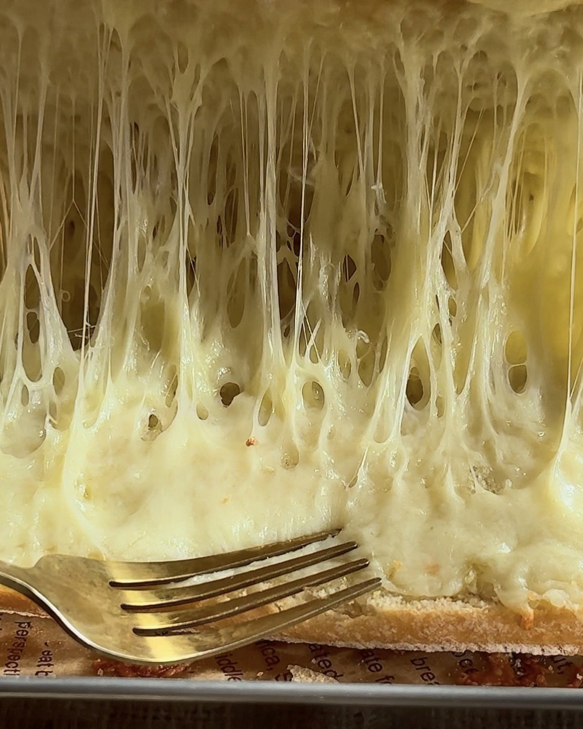 Step 3.2: Broil the bread in the oven for a few minutes until the cheese melts