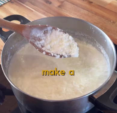 Step 1.1: Add juice of half a lemon and stir until the milk curdles
