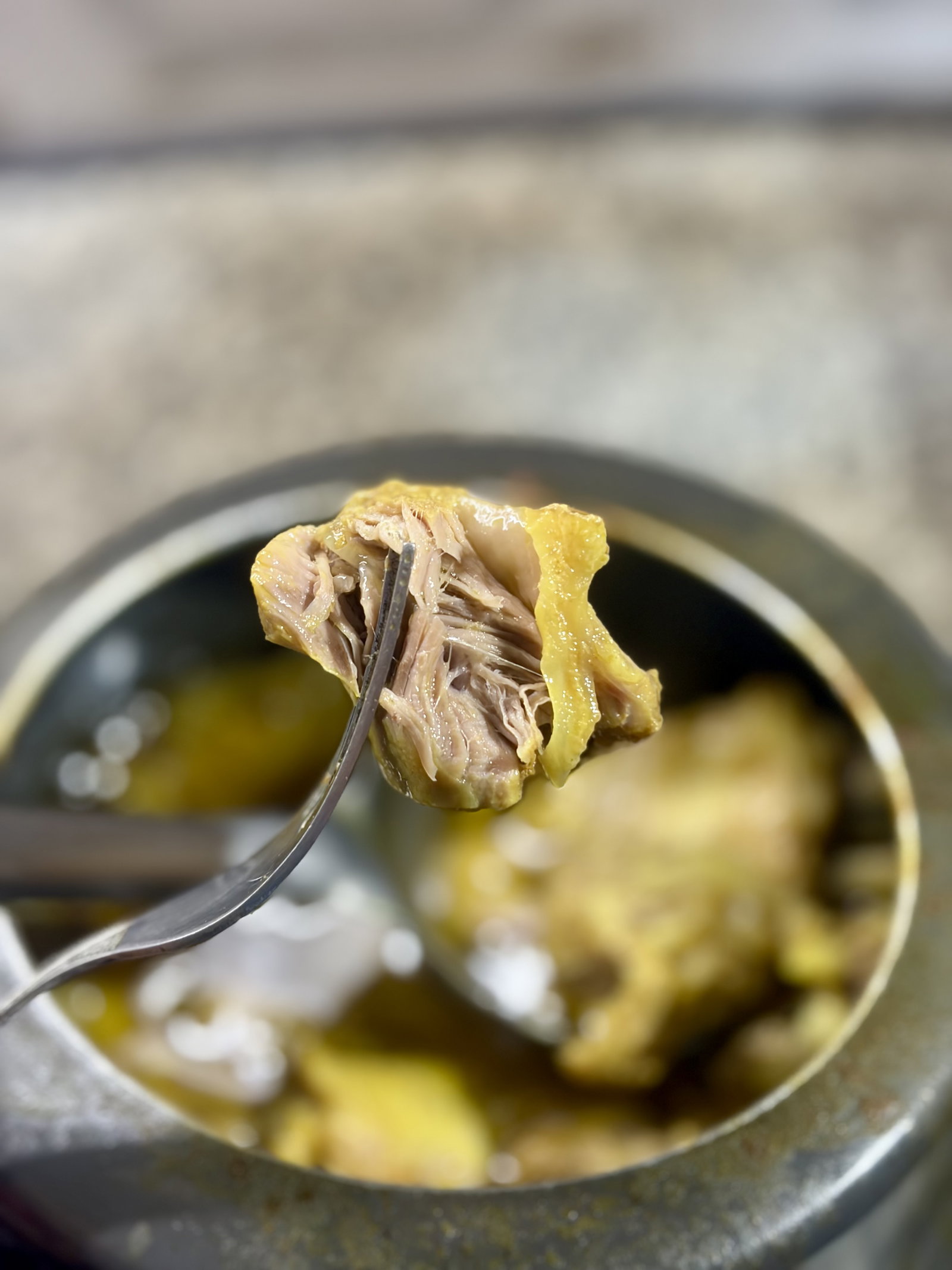 Step 1.2: Cook for 3-4 whistles on medium heat until the mutton is soft