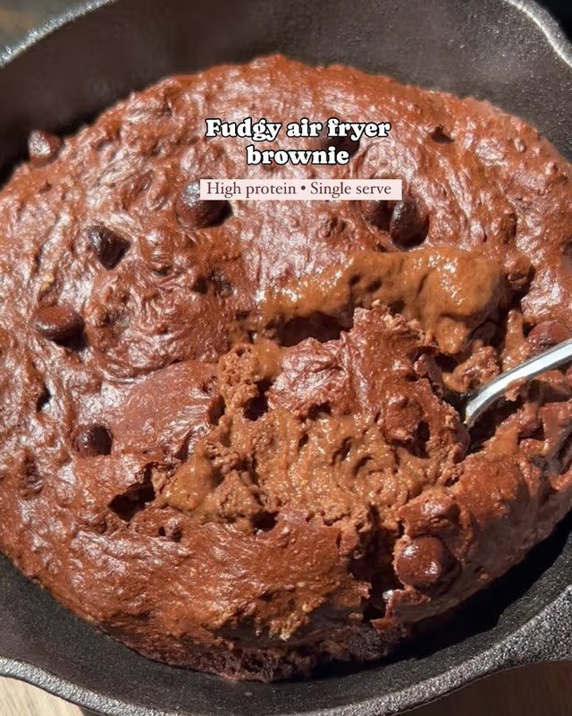 Brownie protéiné à la friteuse à air recipe