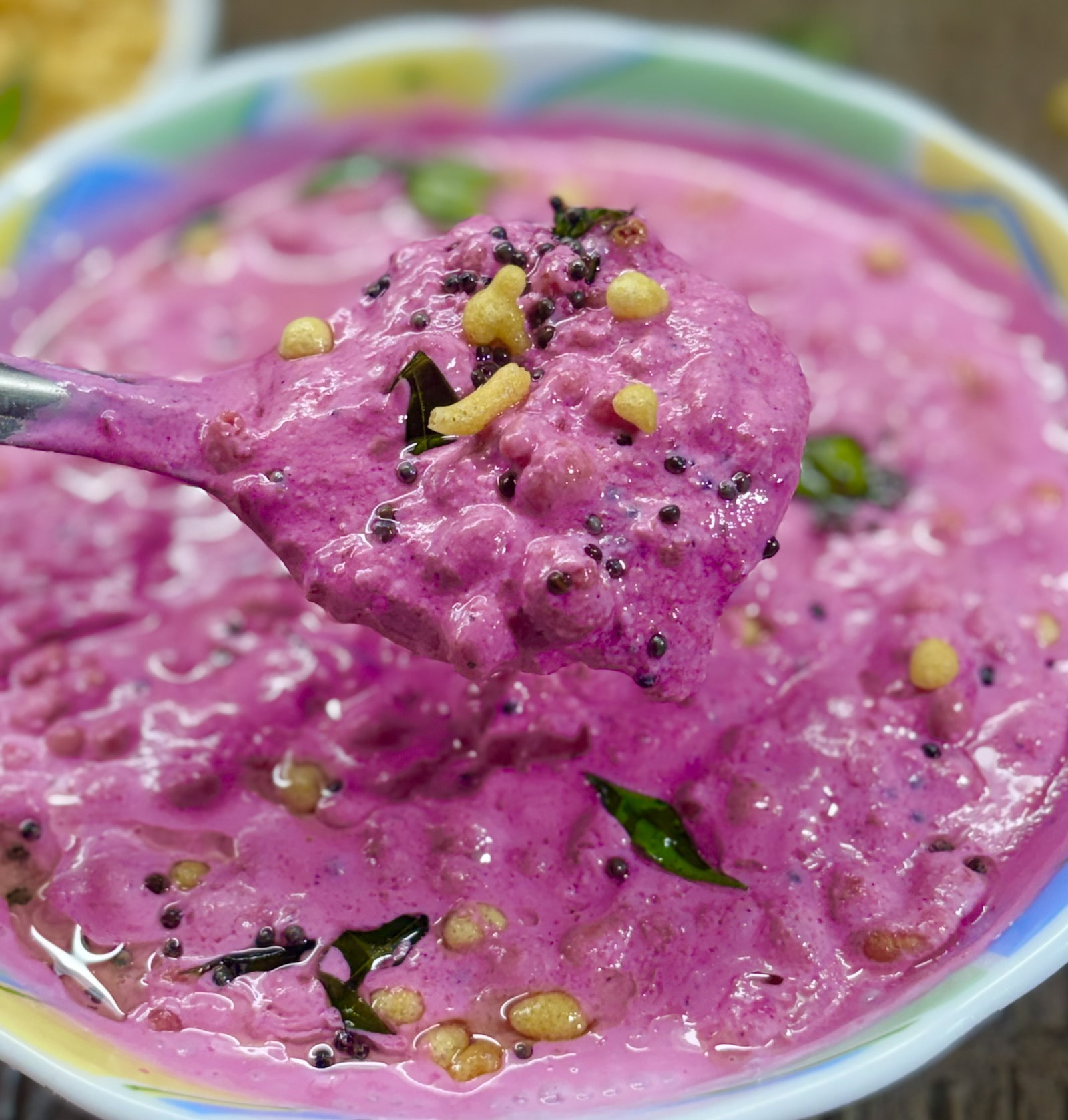 Step 4.1: Enjoy the refreshing raita with parathas, pulao, or your everyday meal