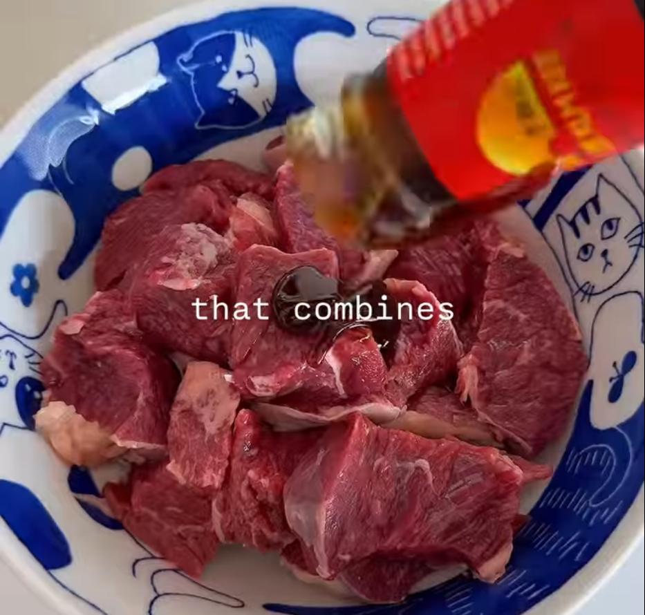 Step 1.1: Add all of the marinade ingredients except the oil and massage until the liquid is fully absorbed