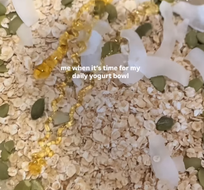 Step 1.1: add gluten-free oats, sunflower seeds, shredded coconut, and honey