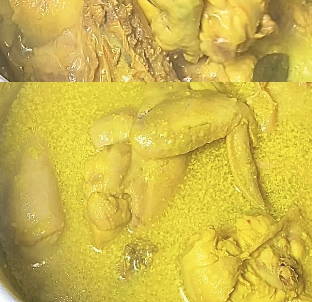 Step 3.1: Add chicken legs and simmer for another 15 minutes until the chicken is fully cooked
