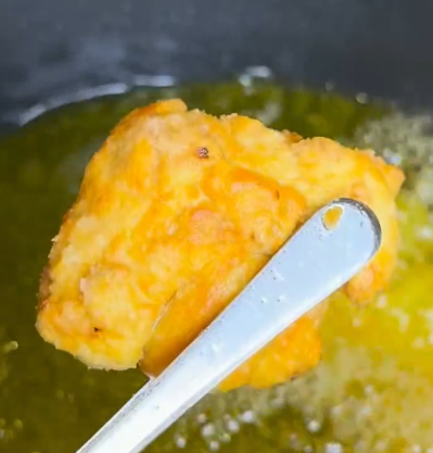 Step 1.1: Heat oil in a deep pan to 350°F (175°C)