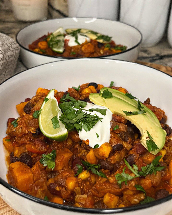 Sweet Potato Turkey Chili recipe