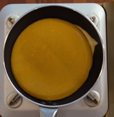Step 2.1: Flip the pancake and cook until just done