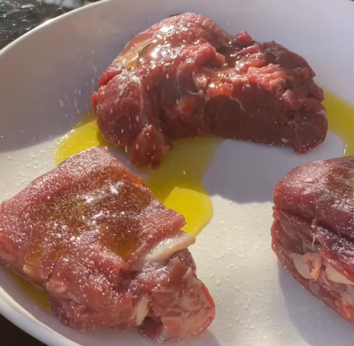 Step 3.1: Heat a pan until smoking hot and sear the steak for 2–3 minutes per side for medium-rare, flipping every minute