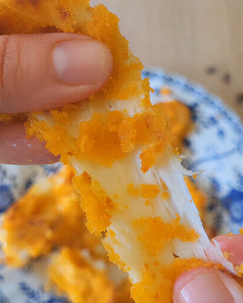 3 Ingredient Mozzarella Sticks recipe