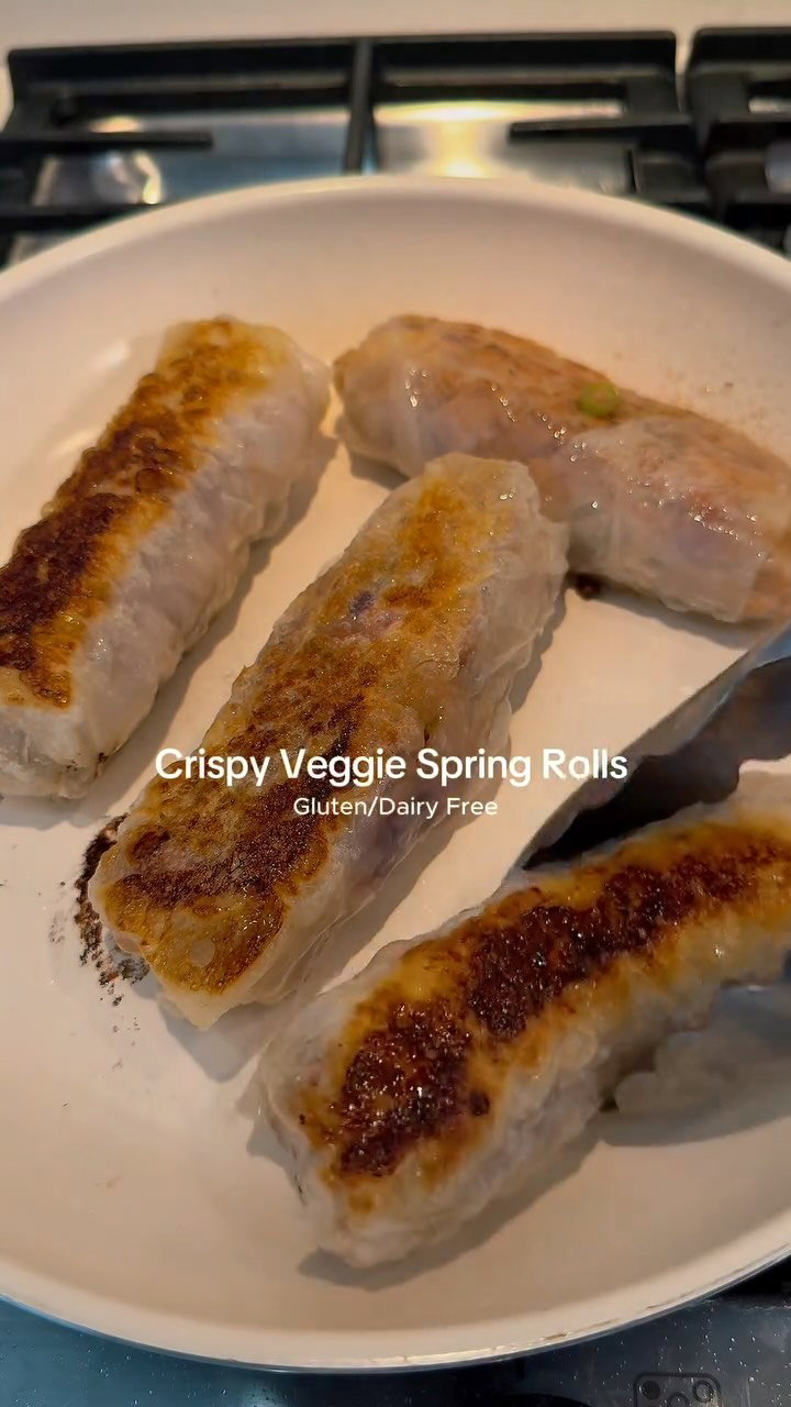 GF/DF Crispy Vegetable Spring Rolls recipe