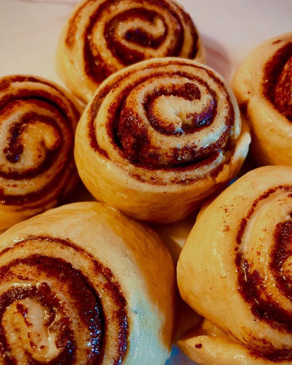 Sugar Free Cinnamon Rolls With Sugar Free Maple Syrup Glaze recipe