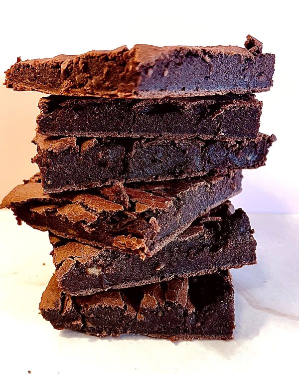 Sugar Free Protein Brownies With Banana and Peanut Butter recipe