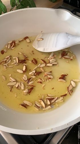 Step 1.1: Heat the ghee in a heavy-bottomed pan