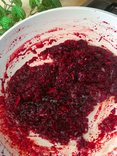 Step 1.2: Mix in the sugar and stir continuously