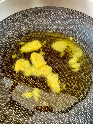 Step 1.1: Heat ghee in a heavy-bottomed pan over medium heat
